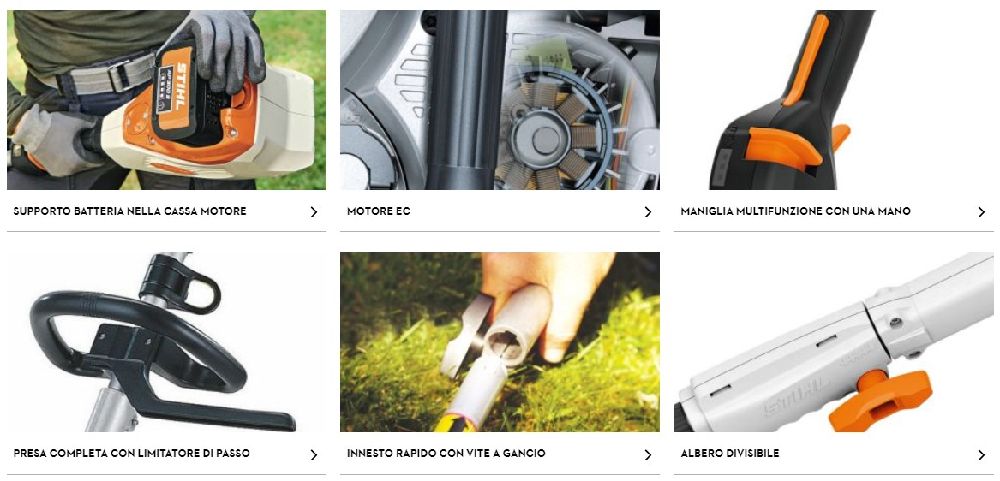 Caratteristiche motore combinato Stihl KM 80R